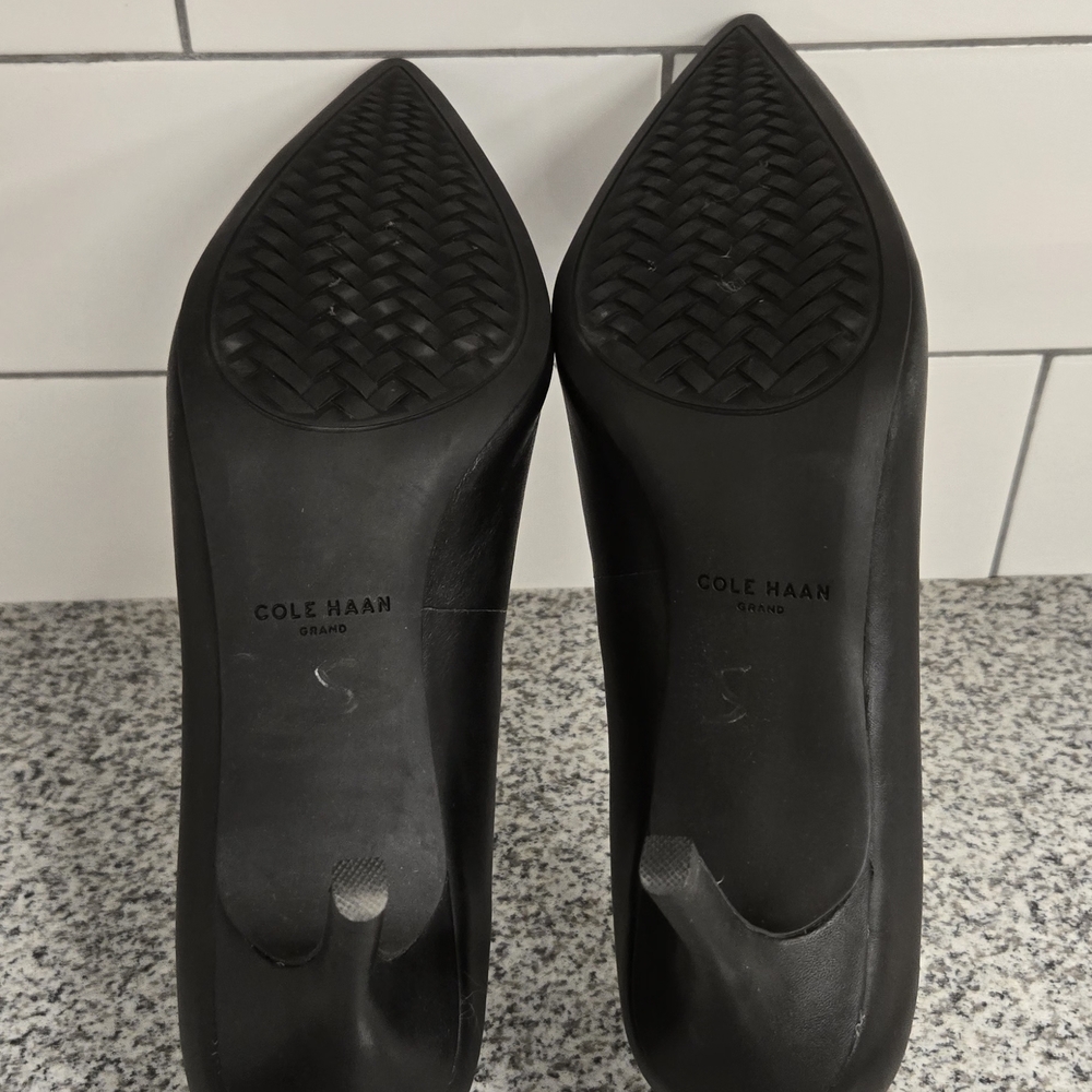 Cole Haan Classic Black Heels - Picture 5 of 11